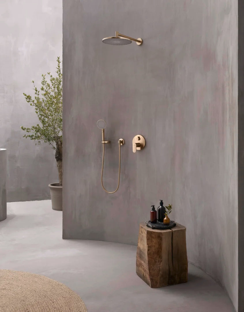 HANSA AURELIA Hand shower set (Τηλέφωνο – Στήριγμα – Σπιράλ) Brushed bronze