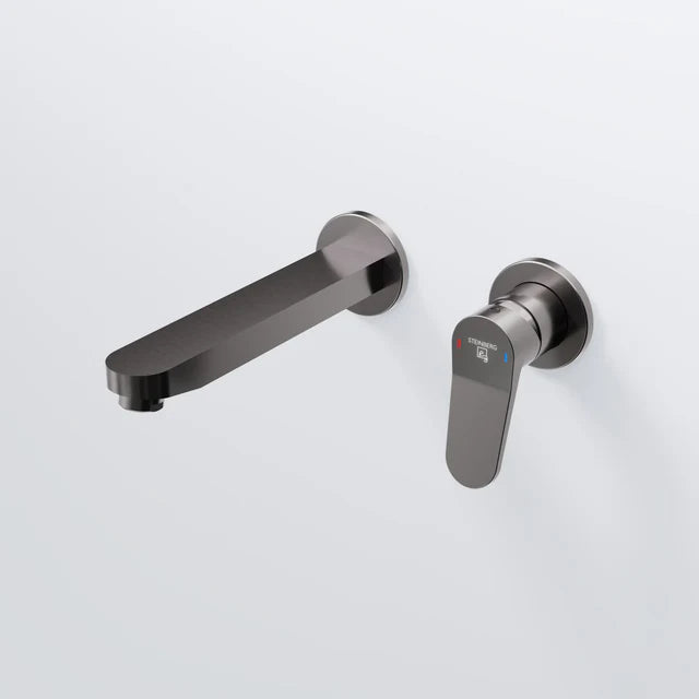 Steinberg 340 Εντοιχισμένη Μπαταρία Νιπτήρος Brushed Gun Metal