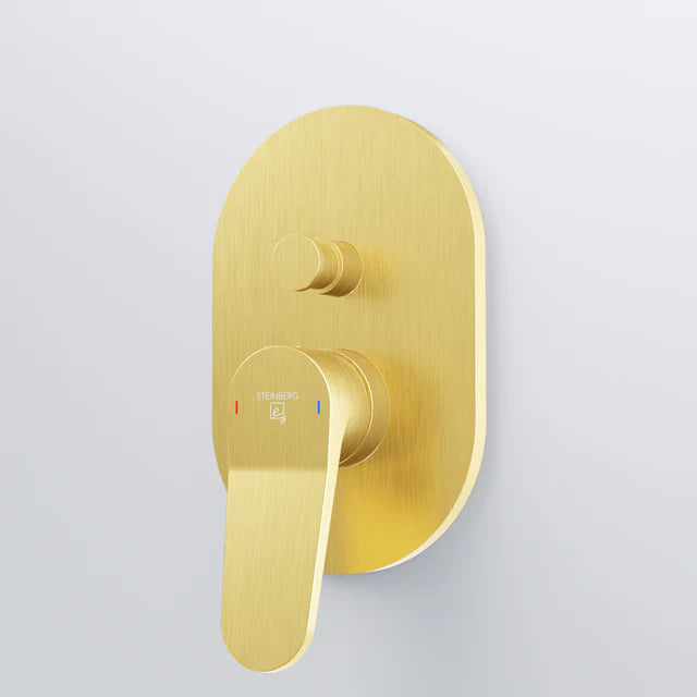 Steinberg 340 Εντοιχισμένος μείκτης ντους 2 σημείων Brushed Gold