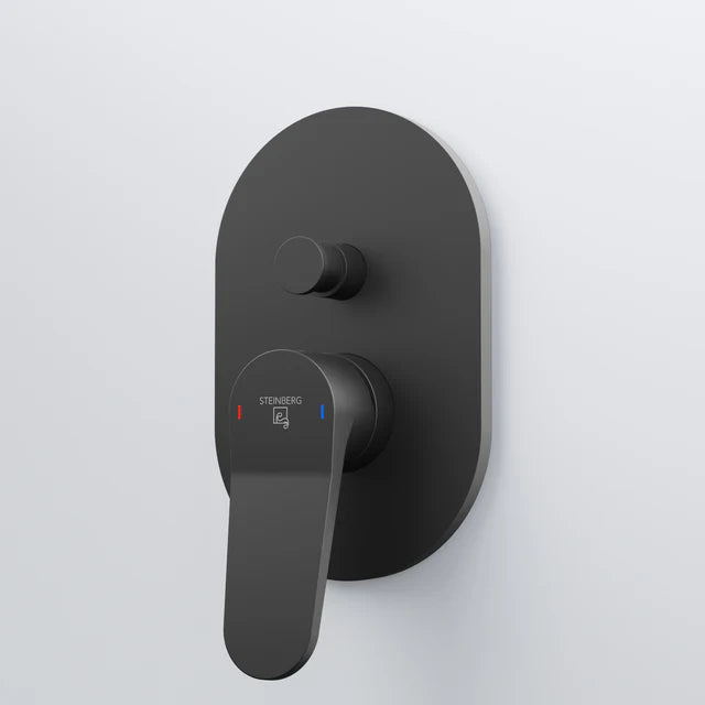 Steinberg 340 Εντοιχισμένος μείκτης ντους 2 σημείων Matt Black