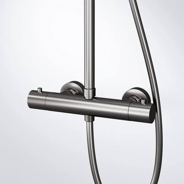 Steinberg 340 Θερμοστατική Στήλη Ντούς Brushed Gun Metal
