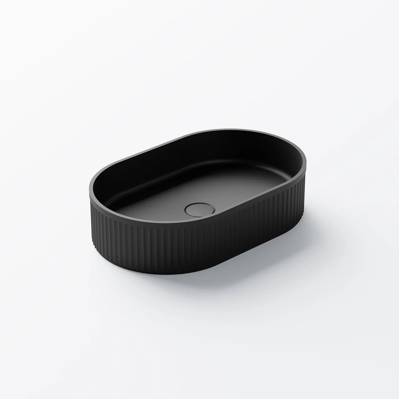 STEINBERG Νιπτήρας oval 55x35 Black Matt