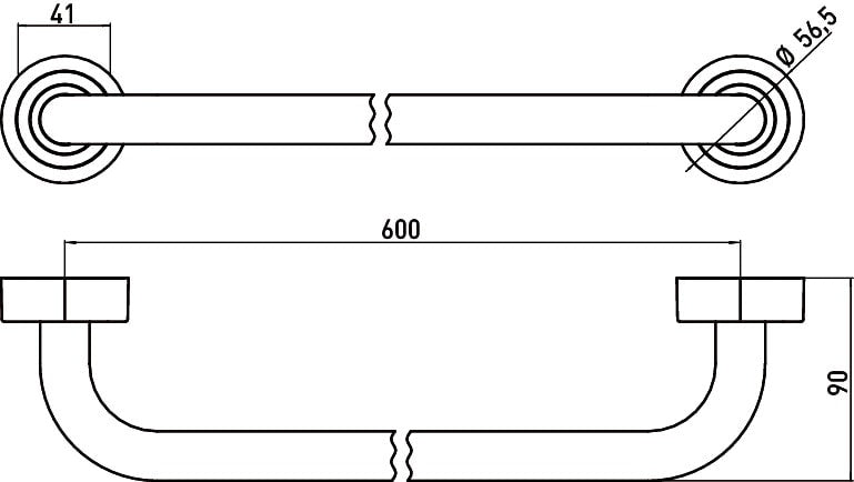 Emco Polo Πετσετοκρεμάστρα 60cm