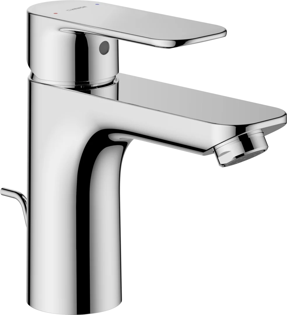 HANSA BASIC XL Μπαταρία Νιπτήρος Αναμεικτική με Μεταλλική Βαλβίδα