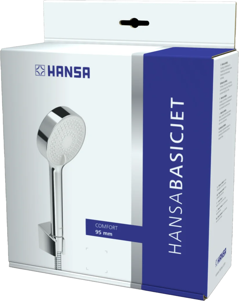 Hansa Basicjet Σετ Ντους 3 Ροών: Τηλέφωνο, Σπιράλ & Βάση | Bathmarket