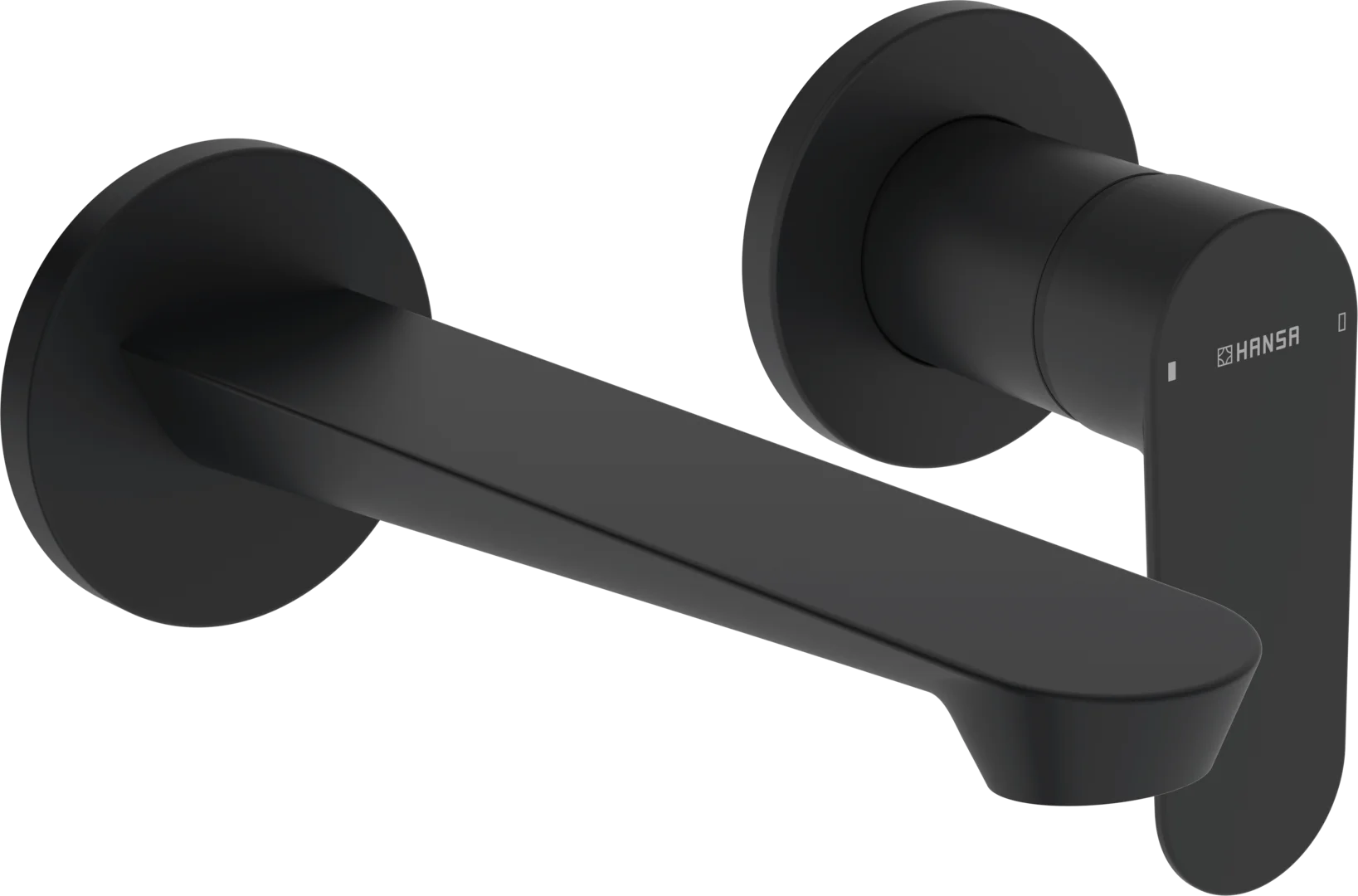 HANSA GENESIS Εντοιχισμένη Μπαταρία Νιπτήρος Matt black