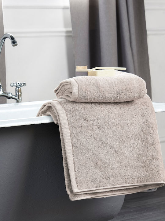 Πετσέτα Προσώπου Kentia Luxury 26 000066470 μπεζ 50x100cm