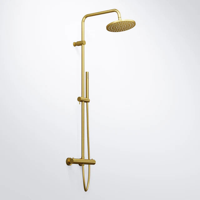 Steinberg 340 Θερμοστατική Στήλη Ντούς Brushed Gold