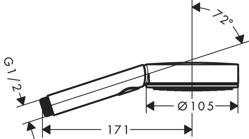 hansgrohe Pulsify Τηλέφωνο Ντους 3 ροών 24110000