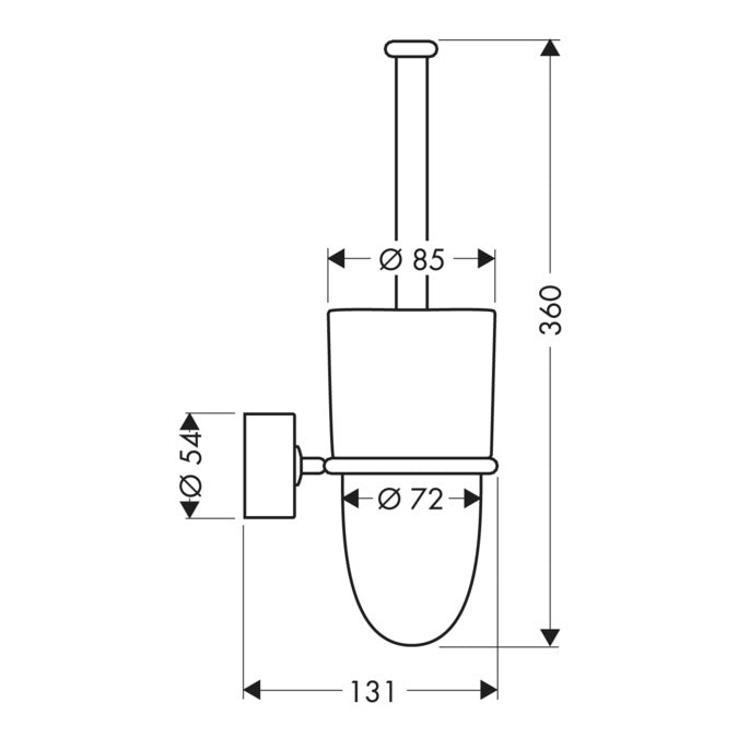 AXOR UNO Πιγκαλ matt 41535810