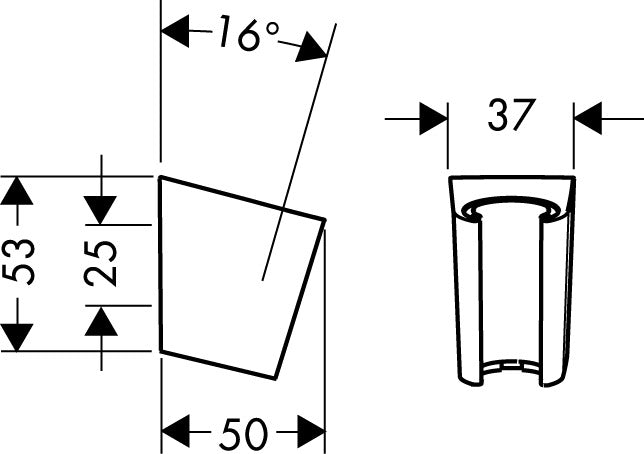 hansgrohe Στήριγμα ντους 28331000