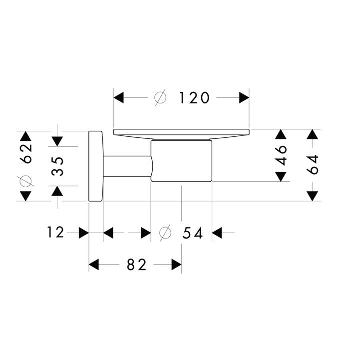 hansgrohe Αξεσουάρ Μπάνιου Σαπουνοθήκη 40515000