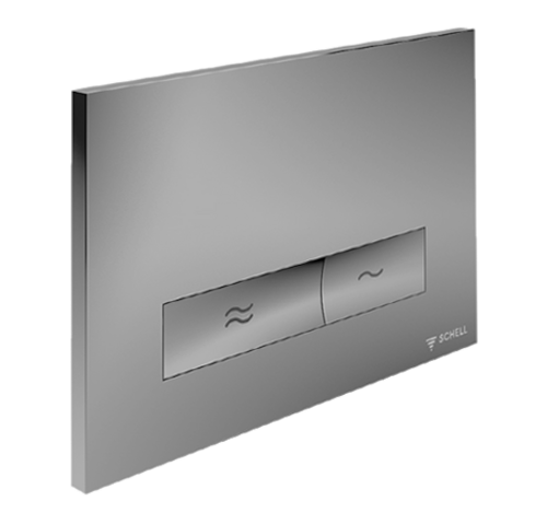 Πλακέτα Schell Montus 2 ροών Χρώμιο Matt 031226499